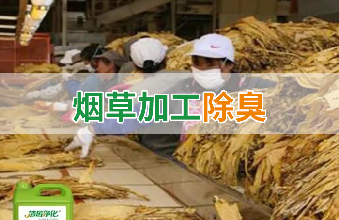 潔匠凈化·的凈工業(yè)除臭劑_煙草加工異味廢氣危害大，快速除臭就用Dejing的凈除臭劑！